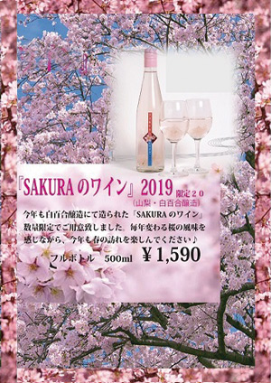 2019桜ワイン