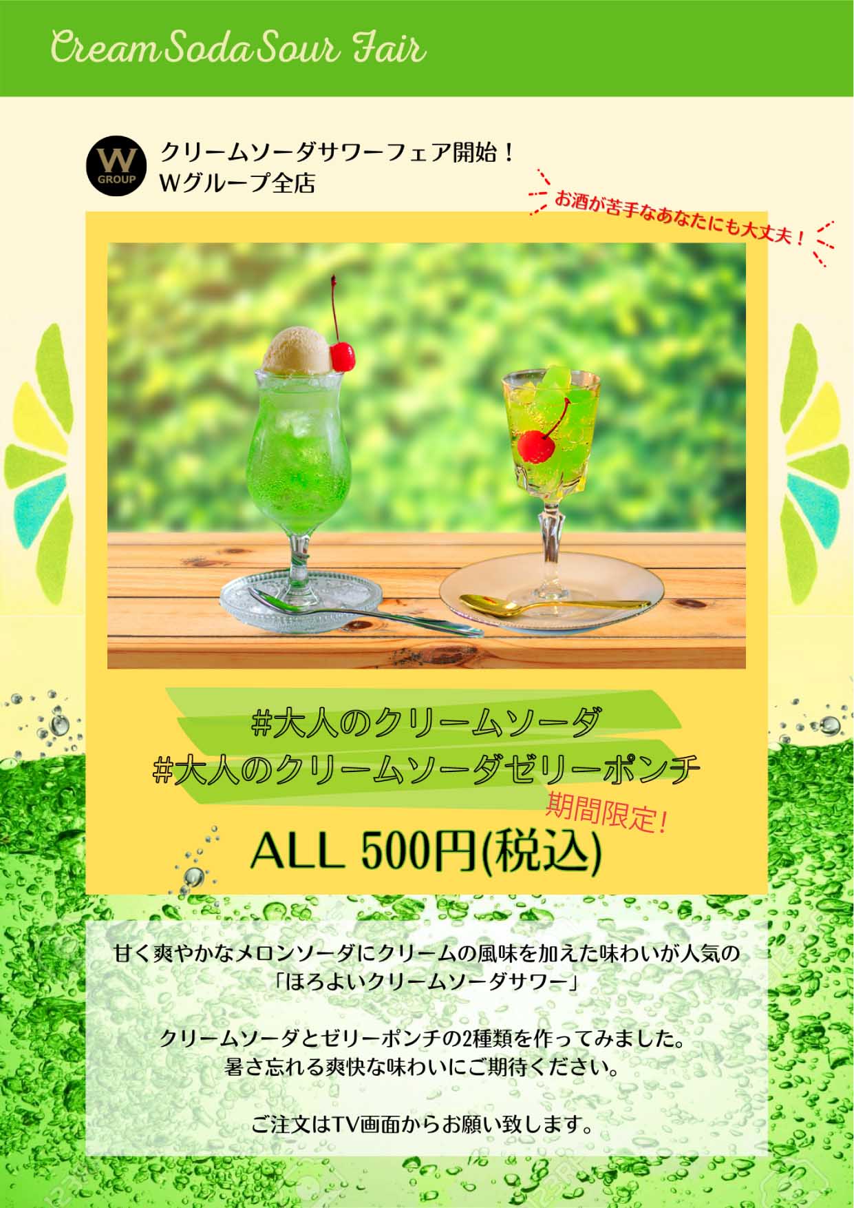 2021年7月 ほろよいクリームソーダサワー