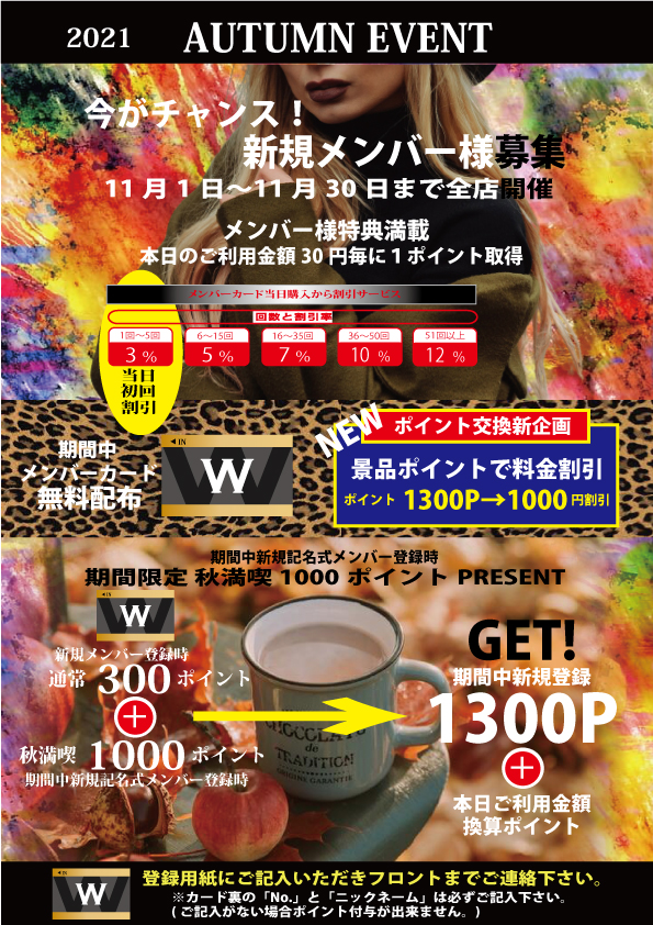 11月新規メンバー