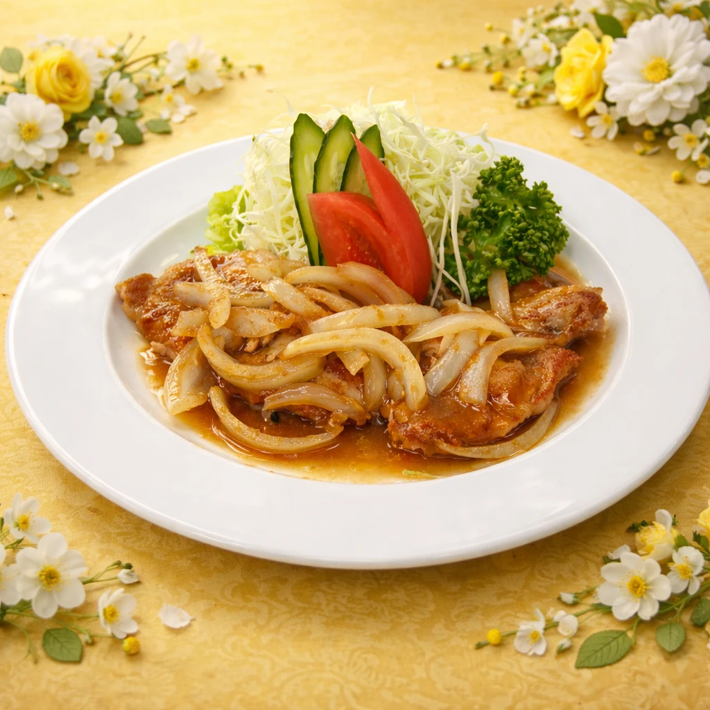 国産豚のポークジンジャー