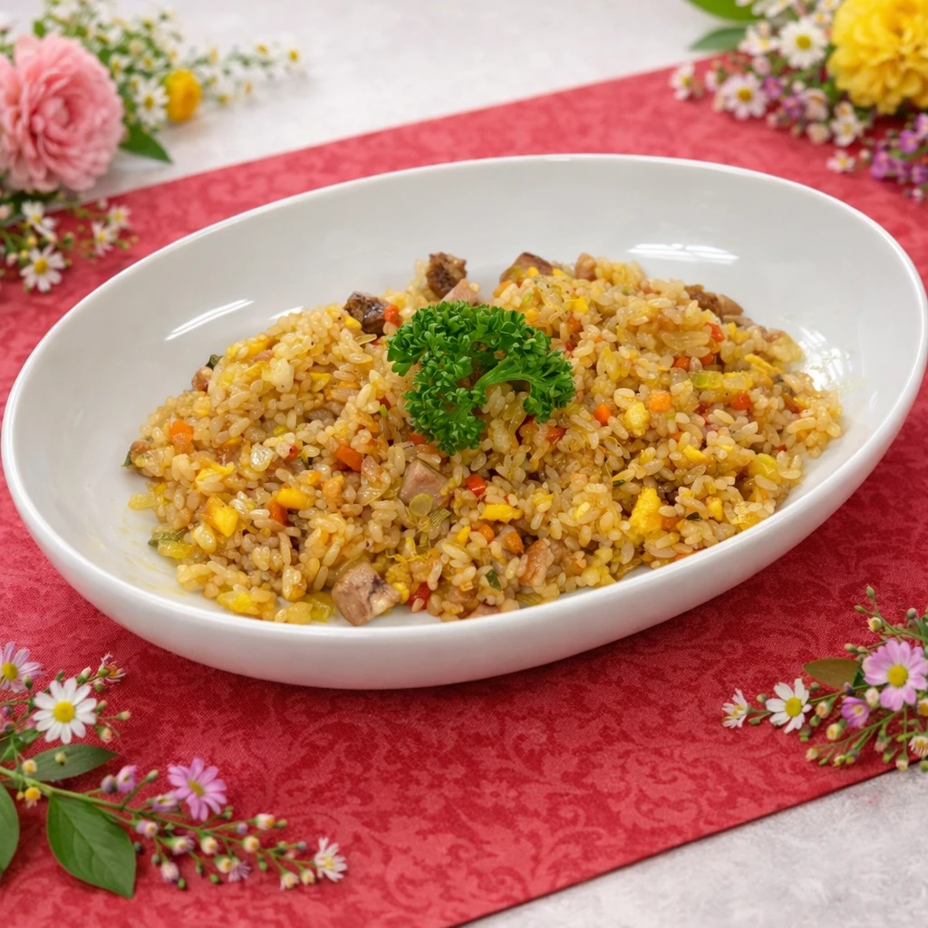 焼き豚たっぷりチャーハン