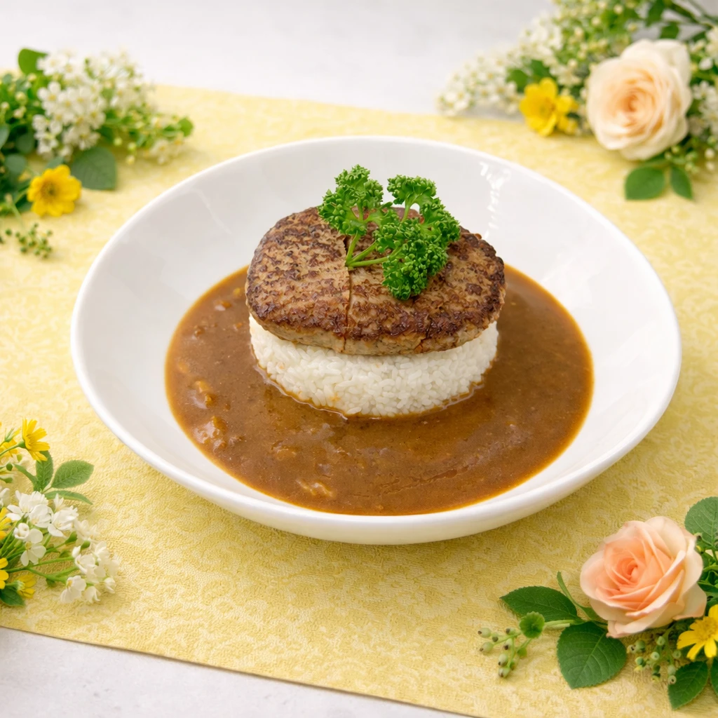 炭焼きハンバーグカレー