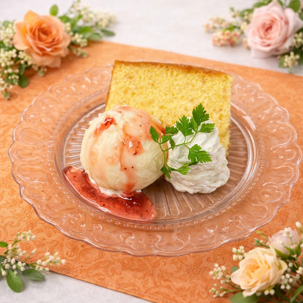 オレンジシフォンケーキ