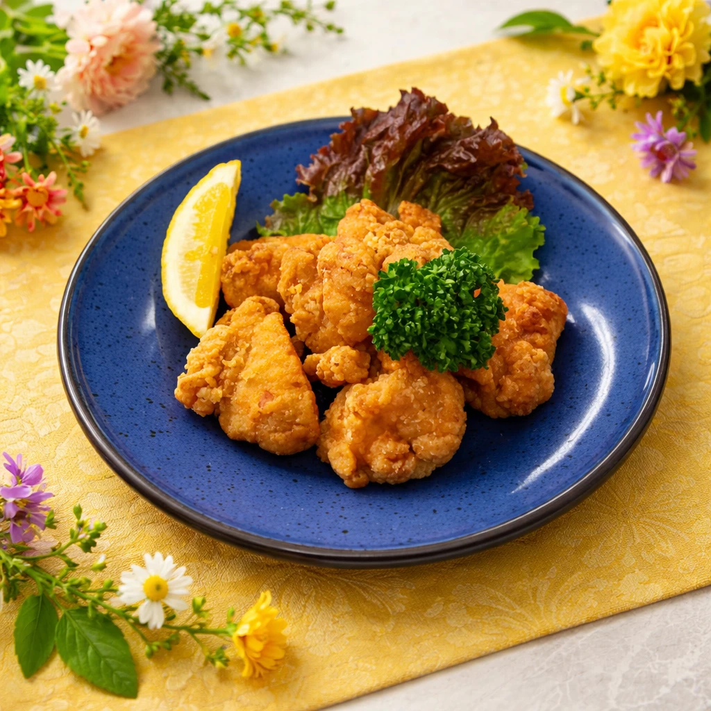 鳥のから揚げ和風仕上げ