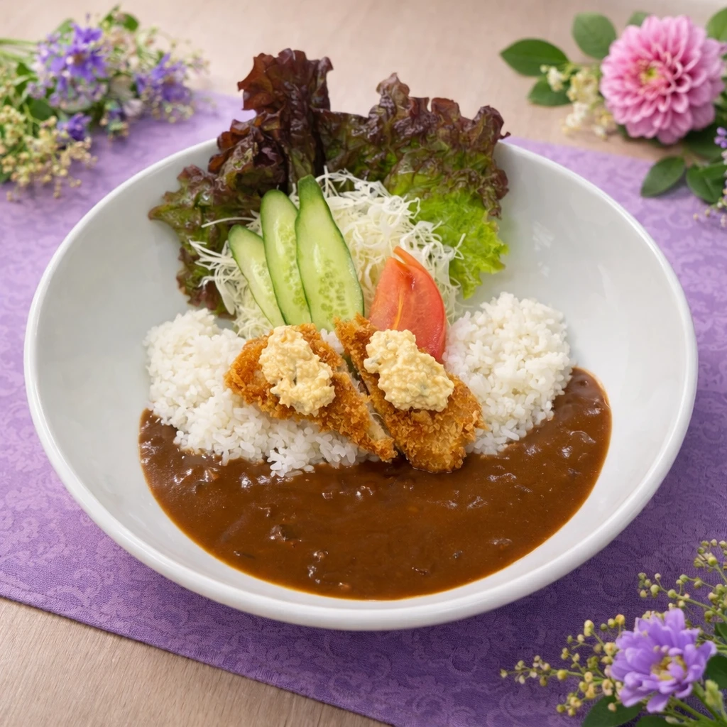 魚フライカレー