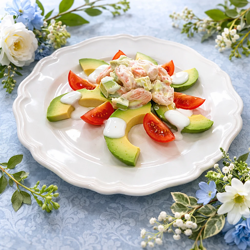 アボカドと海老のサラダ