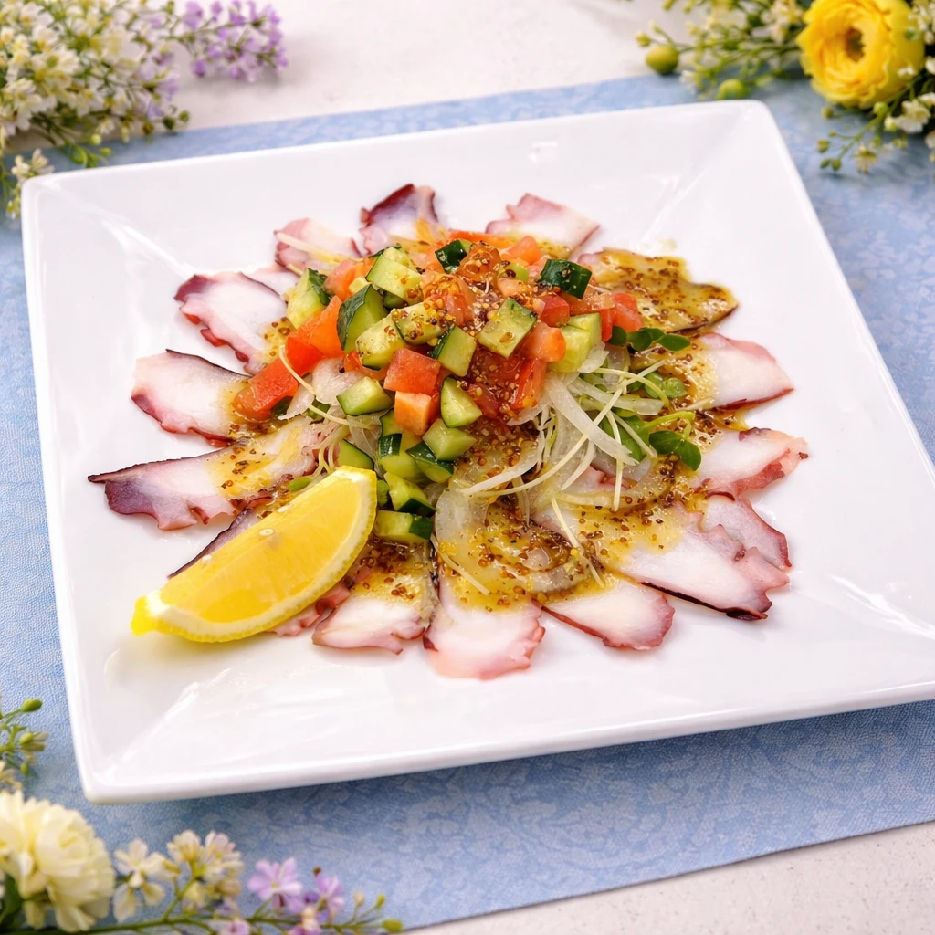 タコと新鮮野菜のハニーマリネ