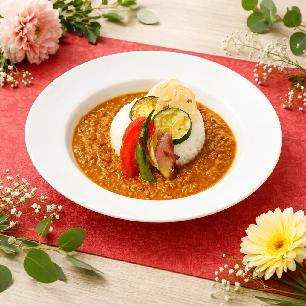 スパイス香るAsianドライカレー