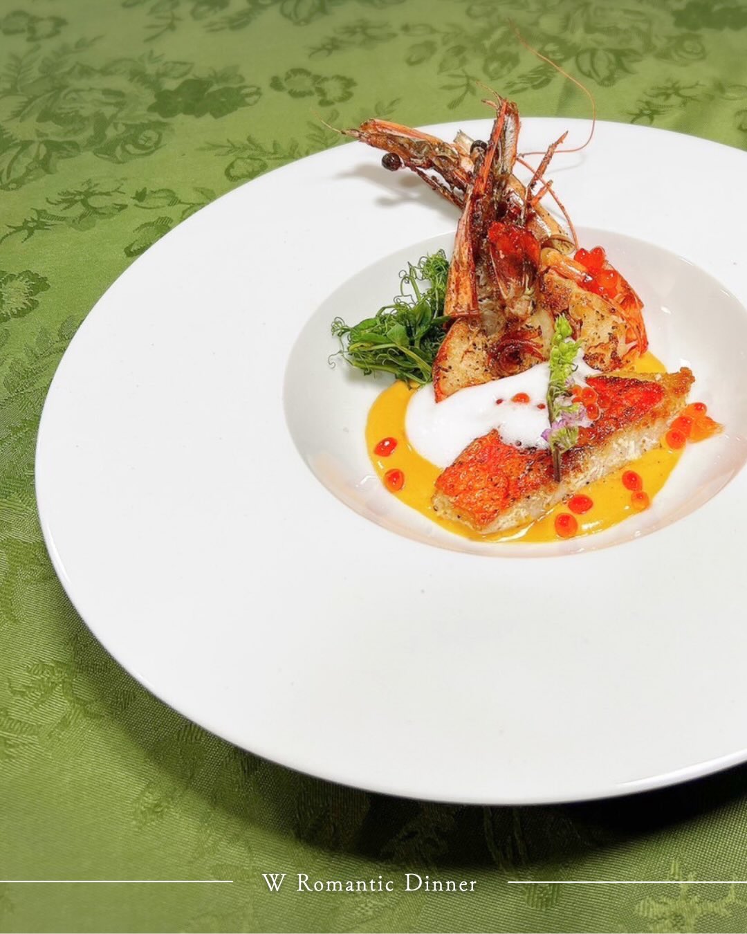 ＼🥂特別なディナーを／
•┈┈┈••✦𝐖✦••┈┈┈•

繊細な美しさと豊かな味わいが響き合う、コースの一皿。
香ばしく焼き上げた魚介の旨みを、
彩り鮮やかなソースが優雅に引き立てます。
ひと口ごとに広がる奥行きのある味わいが、
特別な時間をより深く印象的に。
五感を満たす、上質なひとときを演出します。

┈┈┈┈┈┈┈┈┈┈

ご予約はプロフィールのURLから
お待ちしています。

•┈┈┈••✦𝐖✦••┈┈┈•
▶▶▶ 𝑨𝒃𝒐𝒖𝒕 𝑾𝒈𝒓𝒐𝒖𝒑

誰もが「スゴい！」と認める、傑作のホテルをつくる。
—— すべての人に、安心・快適・夢・感動を。

私たちは、ブランドコンセプトである“美と食”を軸に、心が動く体験価値を追求するホテルグループです。

最高品質の「安心・快適・夢・感動」をお届けし、お客様にとってかけがえのない非日常空間を提供します。

•┈┈┈••✦𝐖✦••┈┈┈•
▶▶▶ 𝑶𝒏 𝒕𝒉𝒊𝒔 𝒂𝒄𝒄𝒐𝒖𝒏𝒕

このアカウントでは
Wグループホテルで体験できる
贅沢なひとときを切り取ってお届けしています。

心を満たす“非日常の旅”を求める皆さま、
ぜひフォローして最新の魅力に触れてください。

•┈┈┈••✦𝐖✦••┈┈┈•
▶▶▶ 𝑬𝒏𝒈𝒍𝒊𝒔𝒉

A curated collection of seven leisure hotels,
where a passion for beauty and exceptional cuisine shapes every stay.We create experiences that captivate the senses and linger long after your visit.

Through uncompromising comfort and thoughtful hospitality, we welcome guests into a realm of serene luxury and unforgettable escapes from the everyday.

Here, we share the refined moments and quiet indulgences awaiting you at W Group Hotels.

For those seeking a journey that feels beautifully different— one that gently enriches the heart— we invite you to follow and discover our newest inspirations.
┈┈┈┈┈┈┈┈┈┈

You can book your stay via the link in our profile.
We look forward to having you.

•┈┈┈••✦𝐖✦••┈┈┈•
#ホテルW
#Wグループ
#ホテルＷディナー
#ロマンティックディナー