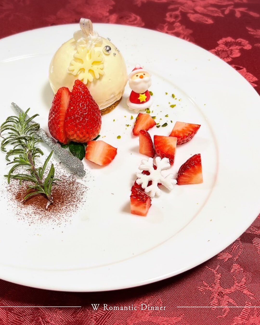 ＼🥂特別なディナーを／
•┈┈┈••✦𝐖✦••┈┈┈•

コースの締めくくりにふさわしい、
華やかなデザート。
なめらかなムースに、瑞々しい苺の甘酸っぱさが
やさしく重なります。
雪のような繊細なあしらいと
可愛らしいアクセントが、
特別なひとときを演出。
余韻まで美しく彩る、
ロマンティックな一皿。

┈┈┈┈┈┈┈┈┈┈

ご予約はプロフィールのURLから
お待ちしています。

•┈┈┈••✦𝐖✦••┈┈┈•
▶▶▶ 𝑨𝒃𝒐𝒖𝒕 𝑾𝒈𝒓𝒐𝒖𝒑

誰もが「スゴい！」と認める、傑作のホテルをつくる。
—— すべての人に、安心・快適・夢・感動を。

私たちは、ブランドコンセプトである“美と食”を軸に、心が動く体験価値を追求するホテルグループです。

最高品質の「安心・快適・夢・感動」をお届けし、お客様にとってかけがえのない非日常空間を提供します。

•┈┈┈••✦𝐖✦••┈┈┈•
▶▶▶ 𝑶𝒏 𝒕𝒉𝒊𝒔 𝒂𝒄𝒄𝒐𝒖𝒏𝒕

このアカウントでは
Wグループホテルで体験できる
贅沢なひとときを切り取ってお届けしています。

心を満たす“非日常の旅”を求める皆さま、
ぜひフォローして最新の魅力に触れてください。

•┈┈┈••✦𝐖✦••┈┈┈•
▶▶▶ 𝑬𝒏𝒈𝒍𝒊𝒔𝒉

A curated collection of seven leisure hotels,
where a passion for beauty and exceptional cuisine shapes every stay.We create experiences that captivate the senses and linger long after your visit.

Through uncompromising comfort and thoughtful hospitality, we welcome guests into a realm of serene luxury and unforgettable escapes from the everyday.

Here, we share the refined moments and quiet indulgences awaiting you at W Group Hotels.

For those seeking a journey that feels beautifully different— one that gently enriches the heart— we invite you to follow and discover our newest inspirations.
┈┈┈┈┈┈┈┈┈┈

You can book your stay via the link in our profile.
We look forward to having you.

•┈┈┈••✦𝐖✦••┈┈┈•
#ホテルW
#Wグループ
#ホテルＷディナー
#ロマンティックディナー